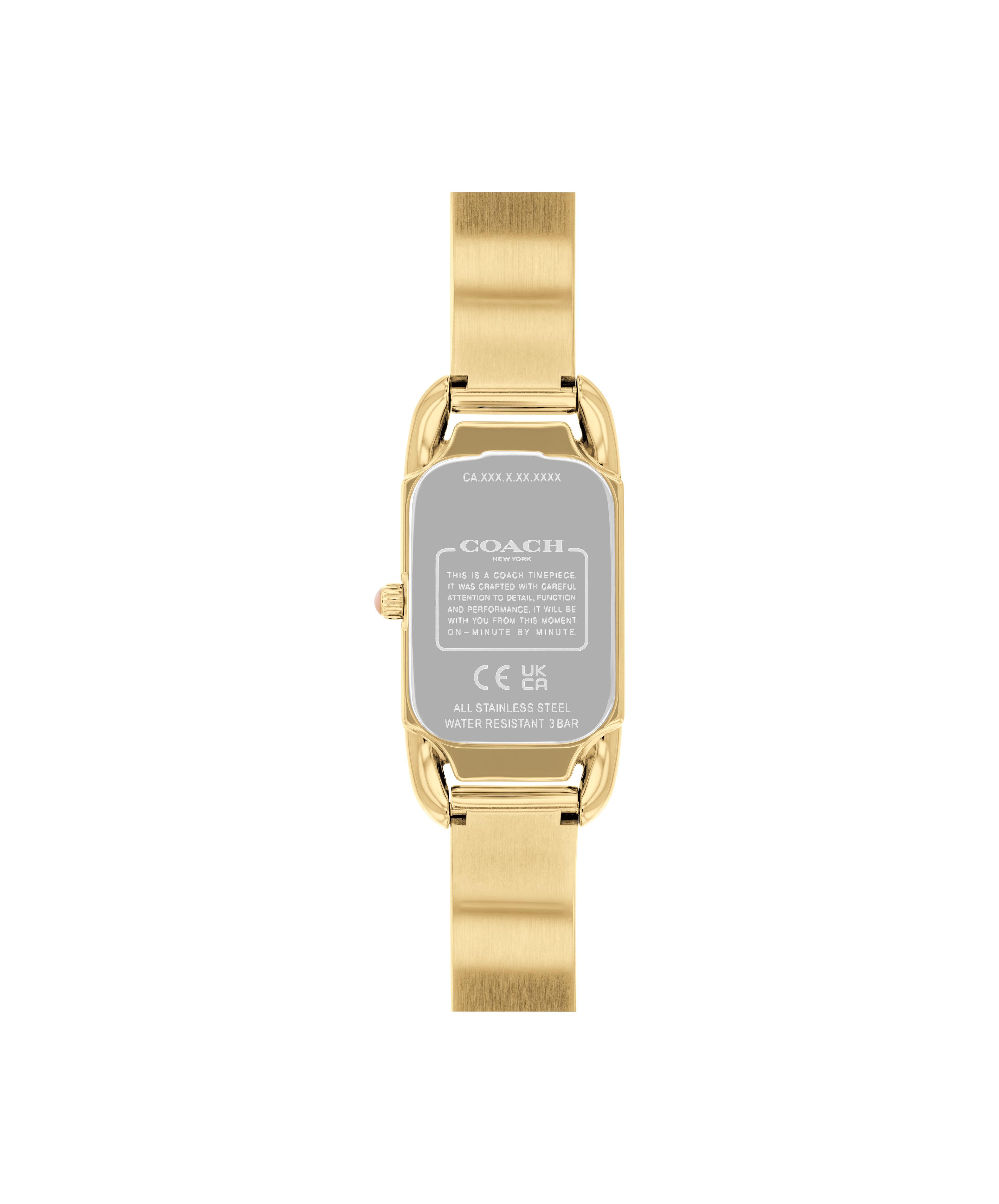COACH Ladies' Gold Tone Stainless Steel Cadie Watch 14504195